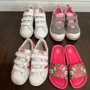 Vans, Adidas and Mel by Melissa Kids Shoe Lot